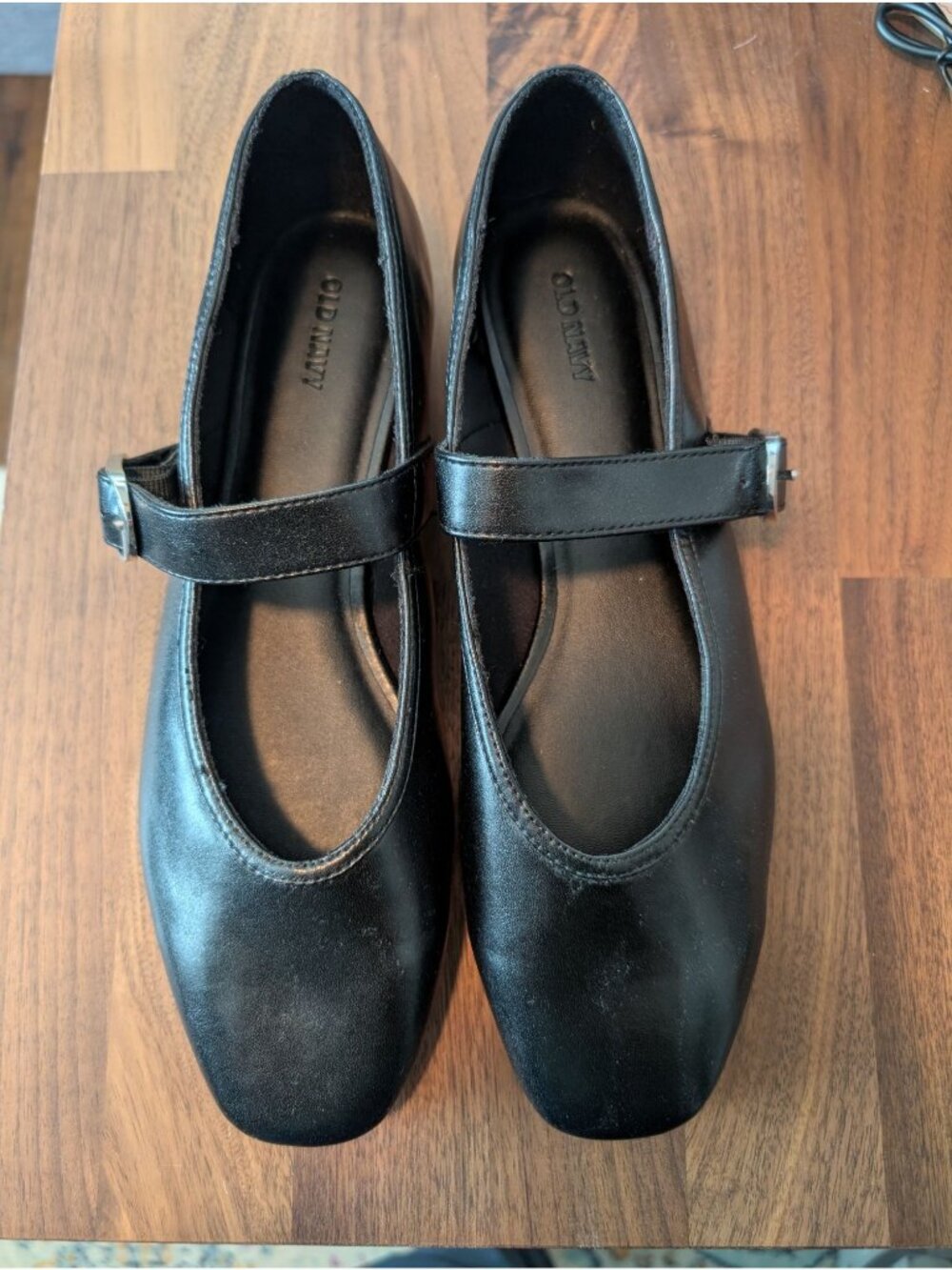NWOT Old Navy Mary Jane Ballet Flats for Women in Black Jack - 9.5